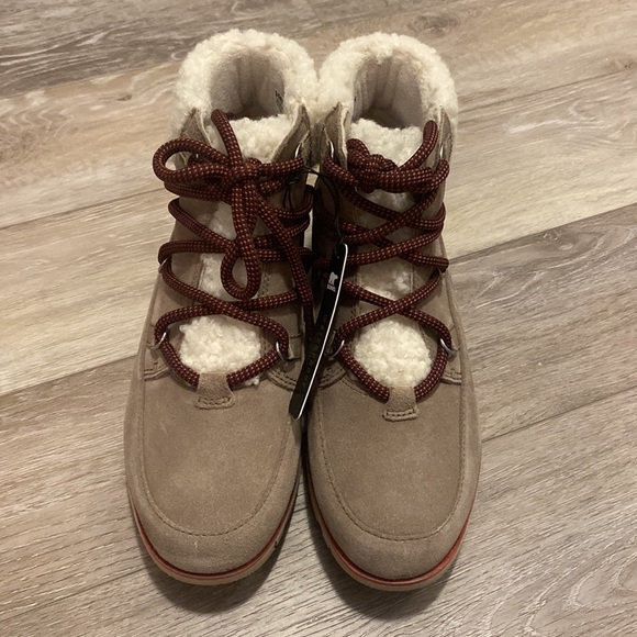 Sorel Waterproof Lined Winter Leather Boots Size 8 - Picture 5 of 10